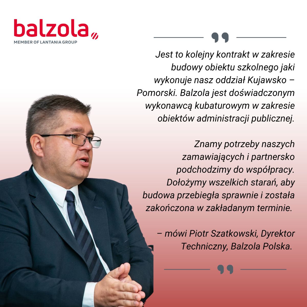 |Komentarz ekspercki Piotr Szatkowski Balz\ola Polska Budowa Szkoły Podstawowej w Niemczu