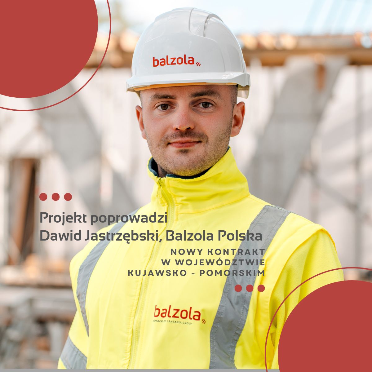 Dawid Jastrzębski Project Managerem na budowie Szkoły Podstawowej w Niemczu