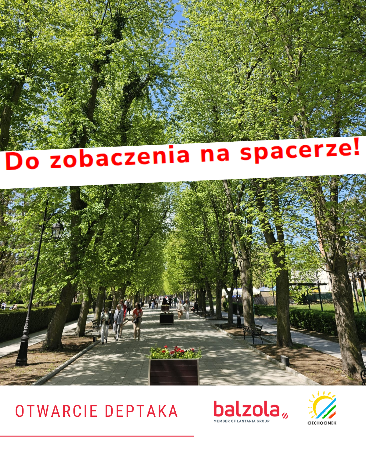 Otwarcie deptaka w Ciechocinku Otwarcie deptaka w Ciechocinku