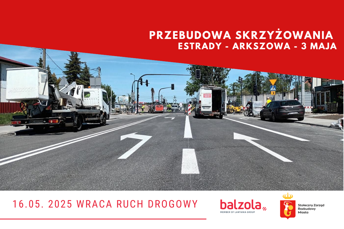 Arkuszowa wraca ruch drogowy - Balzola