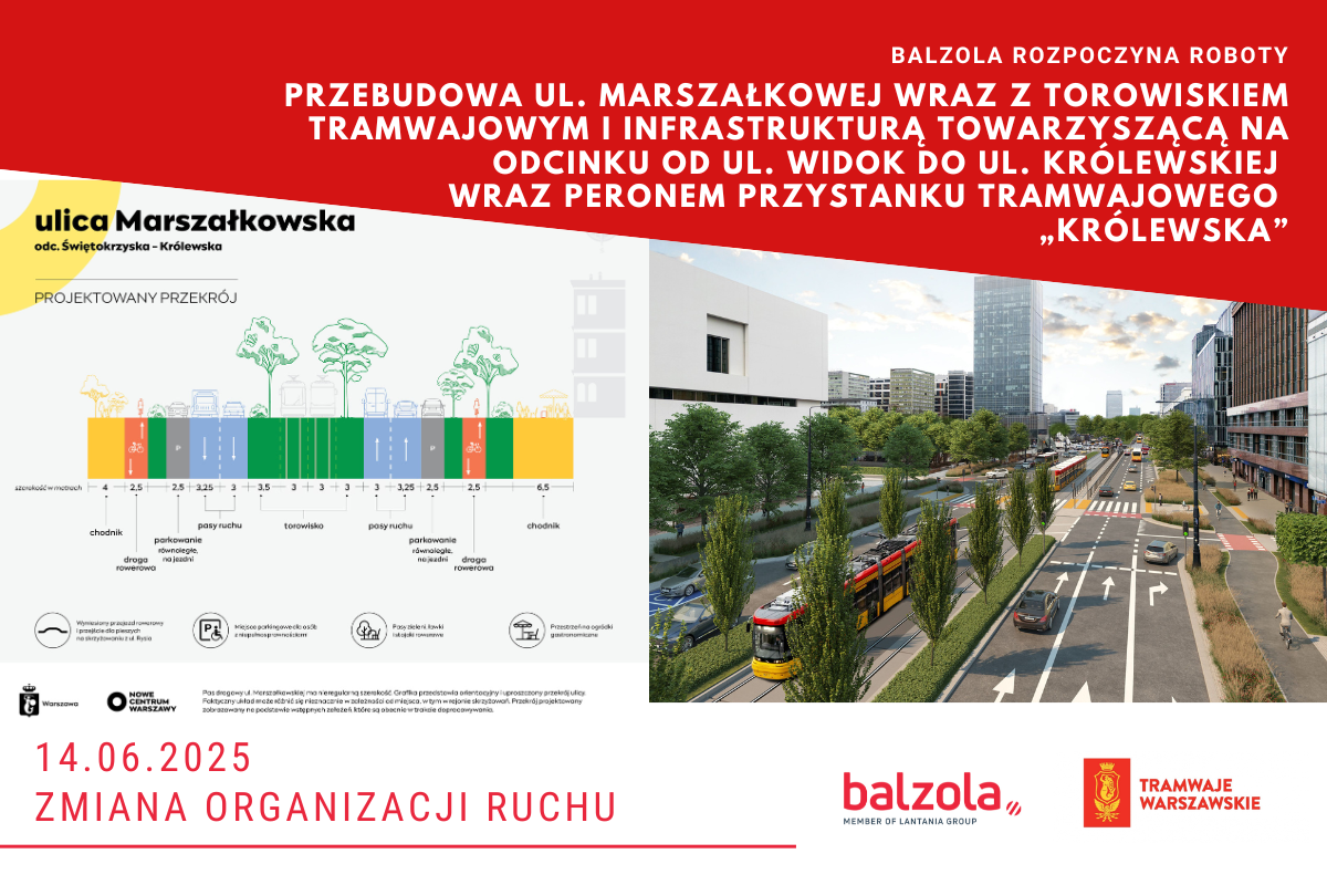 Balzola_Przebudowa ul. Marszałkowskiej