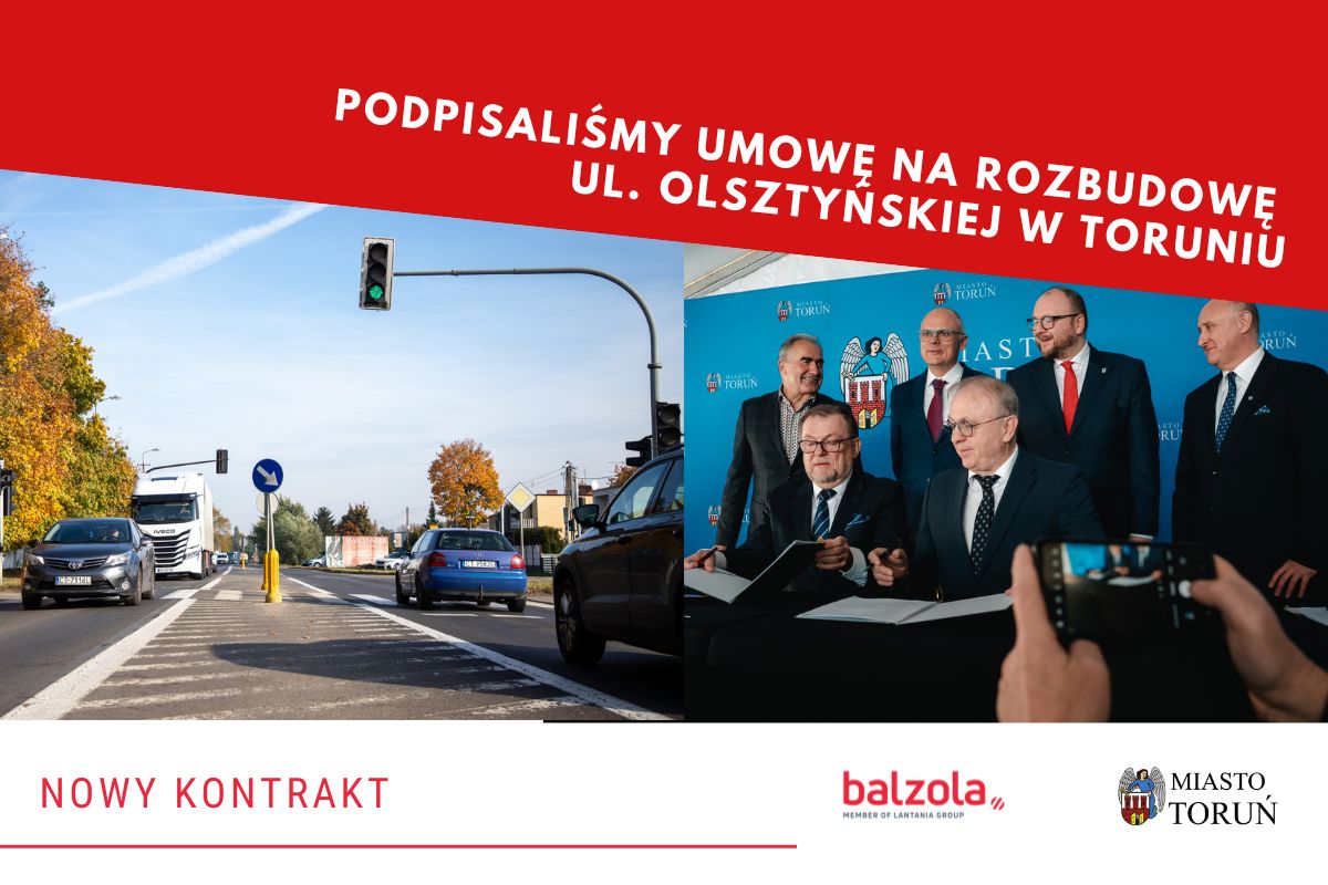 Rozbudowa Olsztyńskiej w Topruniu