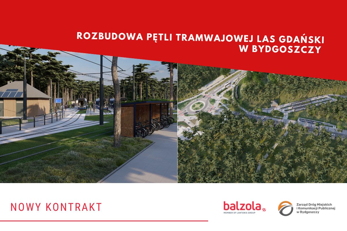 Rozbudowa pętli tramwajowej Las Gdański w Bydgoszczy