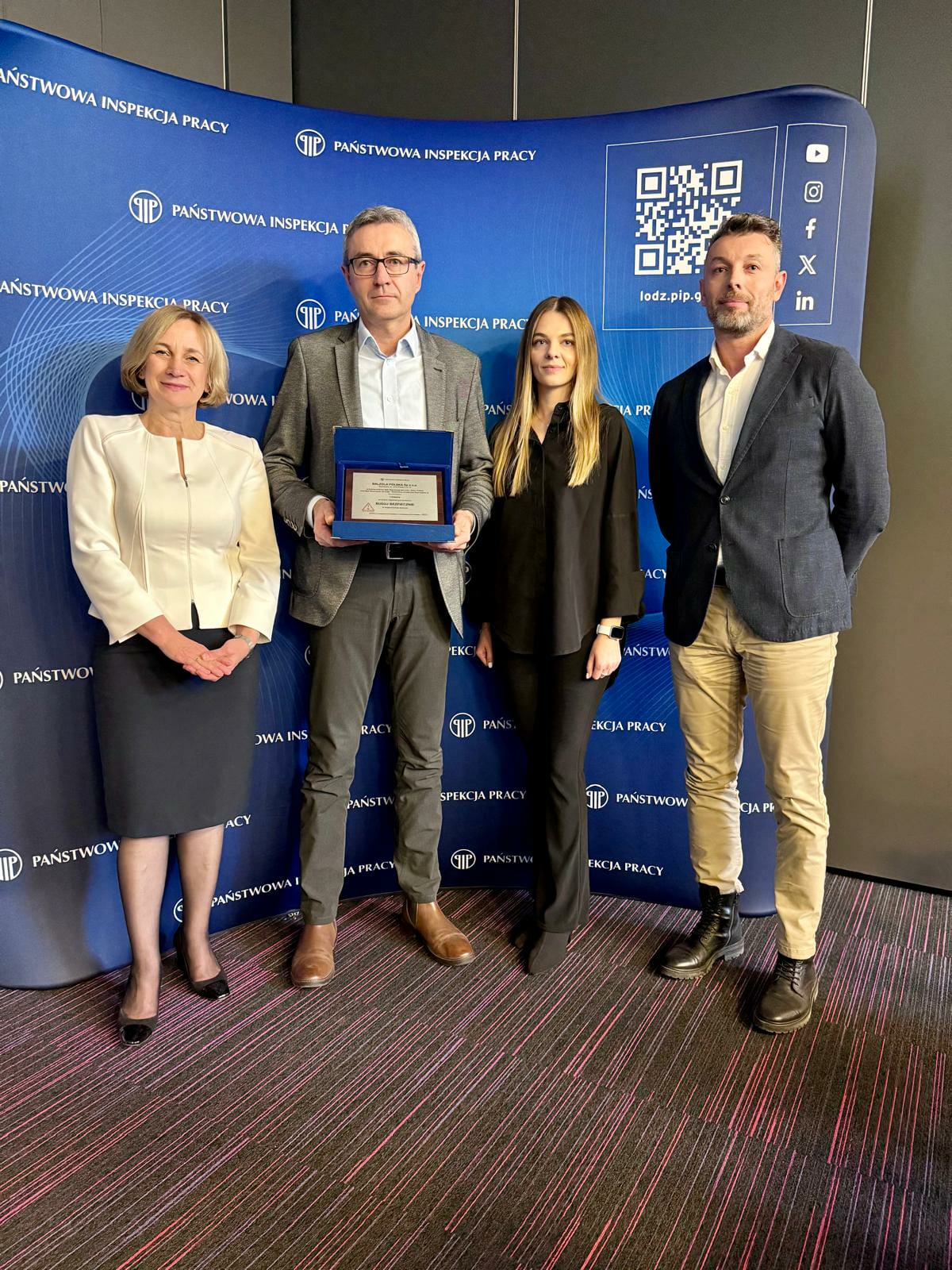 Buduj Bezpiecznie Konkurs państwowoej Inspekcji Pracy 1 miejsce w Łódzkim Balzola Polska Budowa Sądu Rejonowego w Łodzi