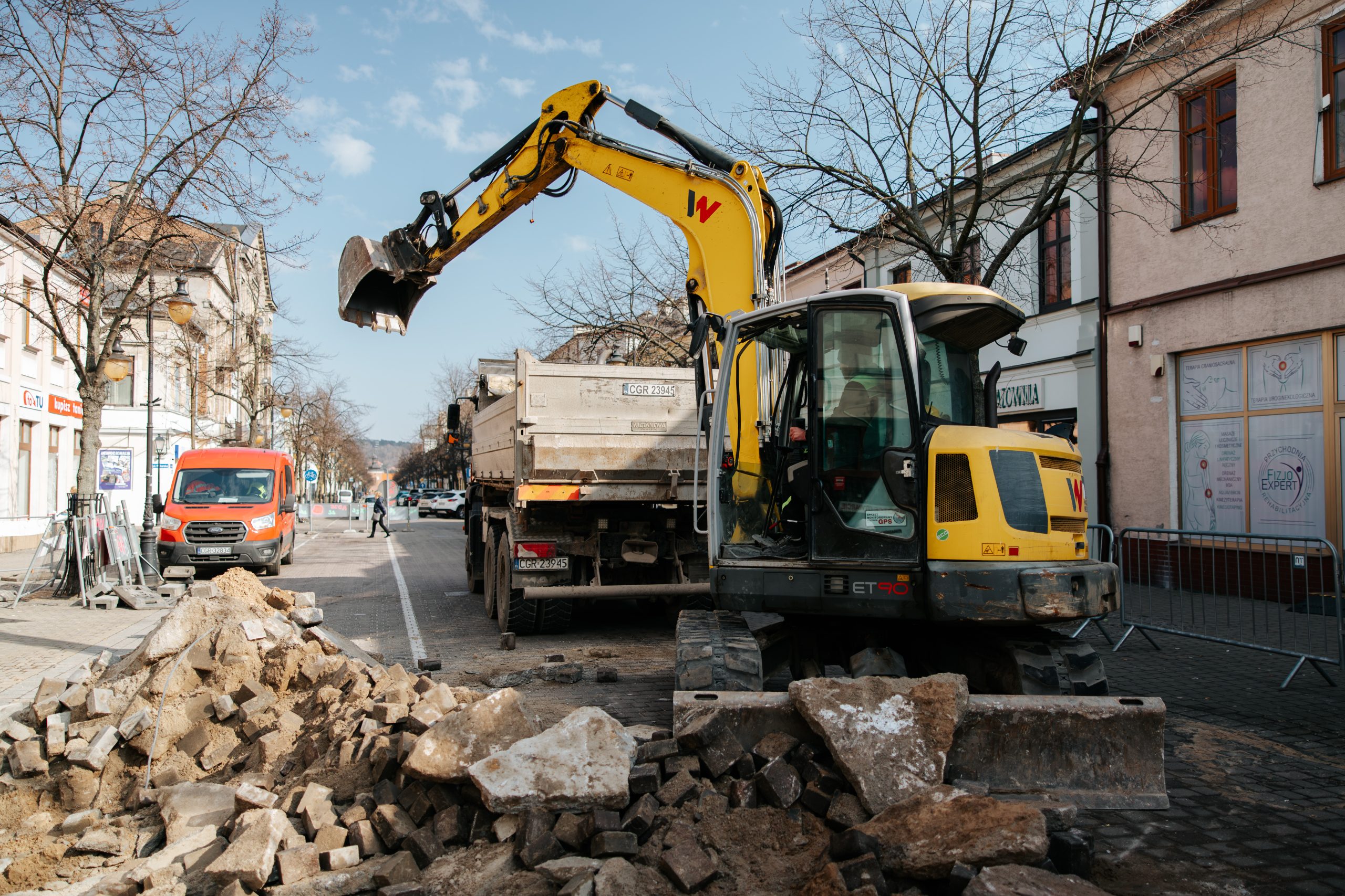 Przebudowa ul. 3 Maja we Włocławku -pierwszy etap prac _Balzola Polska