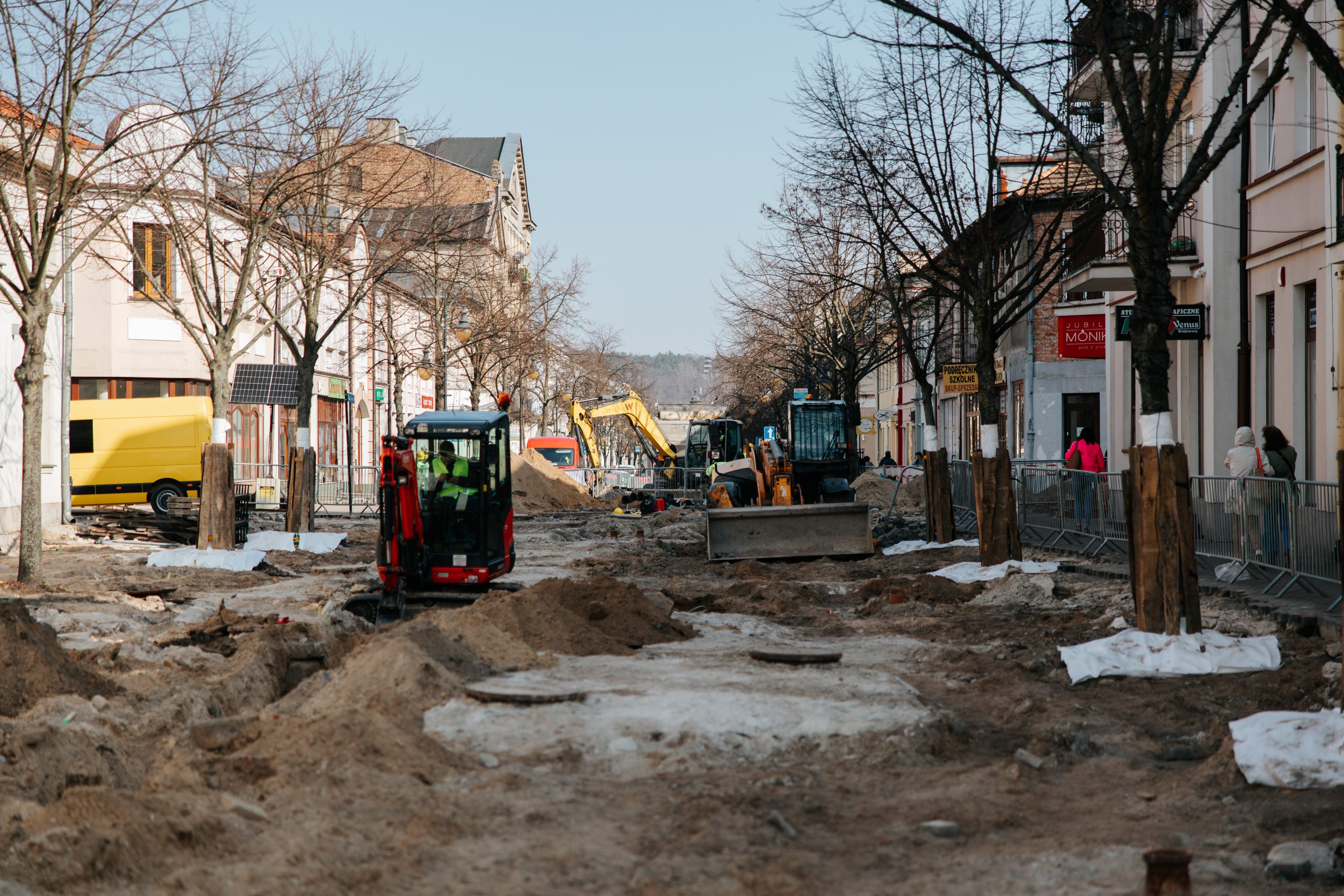 Przebudowa ul. 3 Maja we Włocławku -pierwszy etap prac _Balzola Polska
