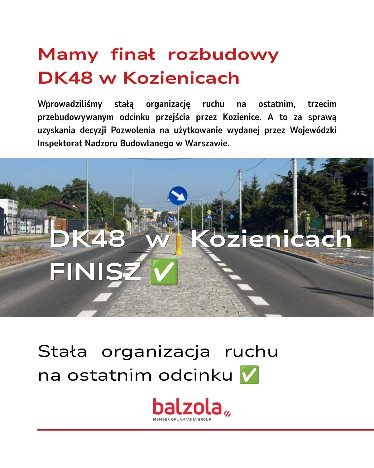 Finał rozbudowy hasztag#DK48 w Kozienicach_01 Finał rozbudowy hasztag#DK48 w Kozienicach_01