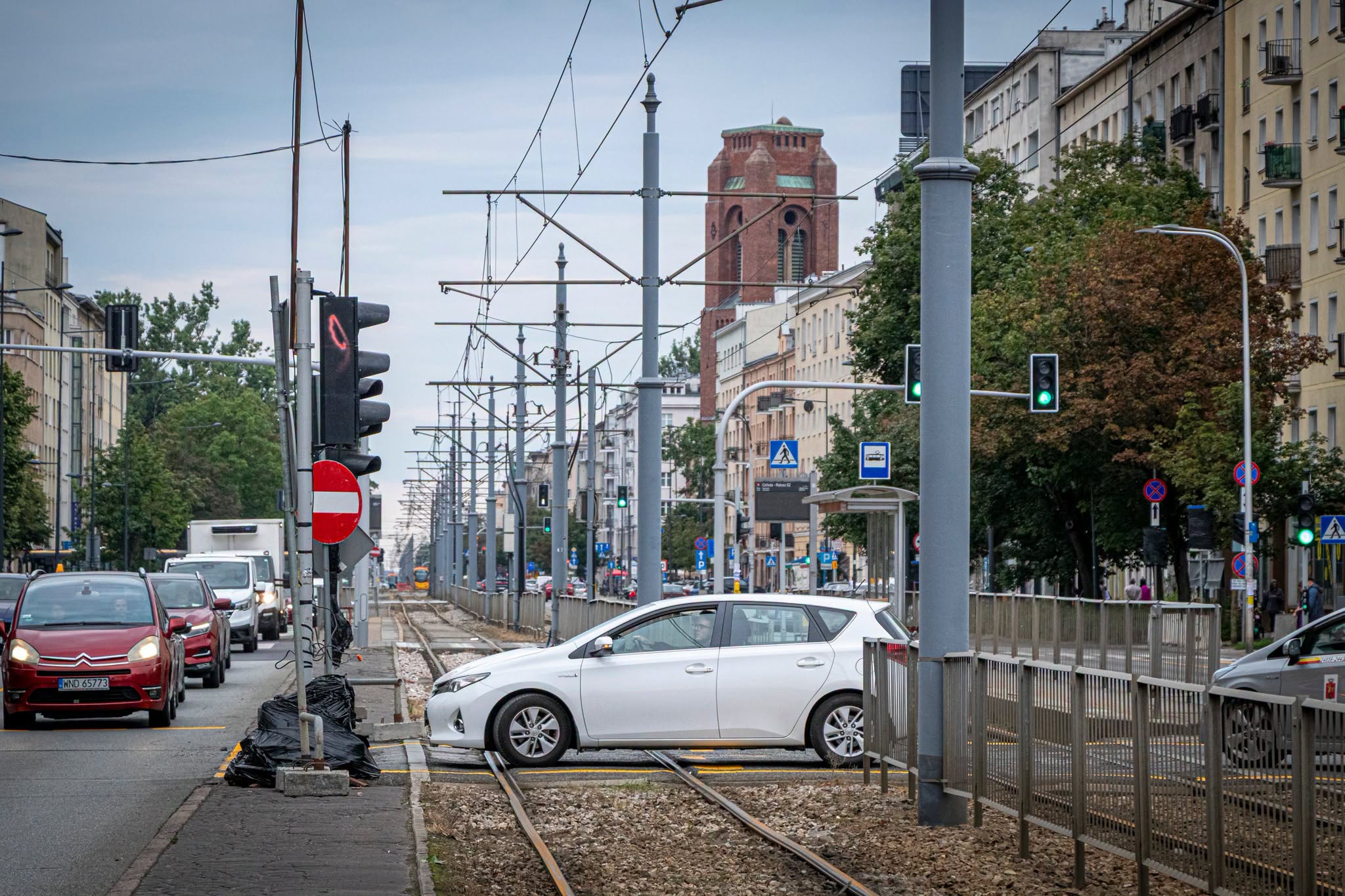 Remont torowiska na Ochocie ul. Grójecka_02 Remont torowiska na Ochocie ul. Grójecka_02