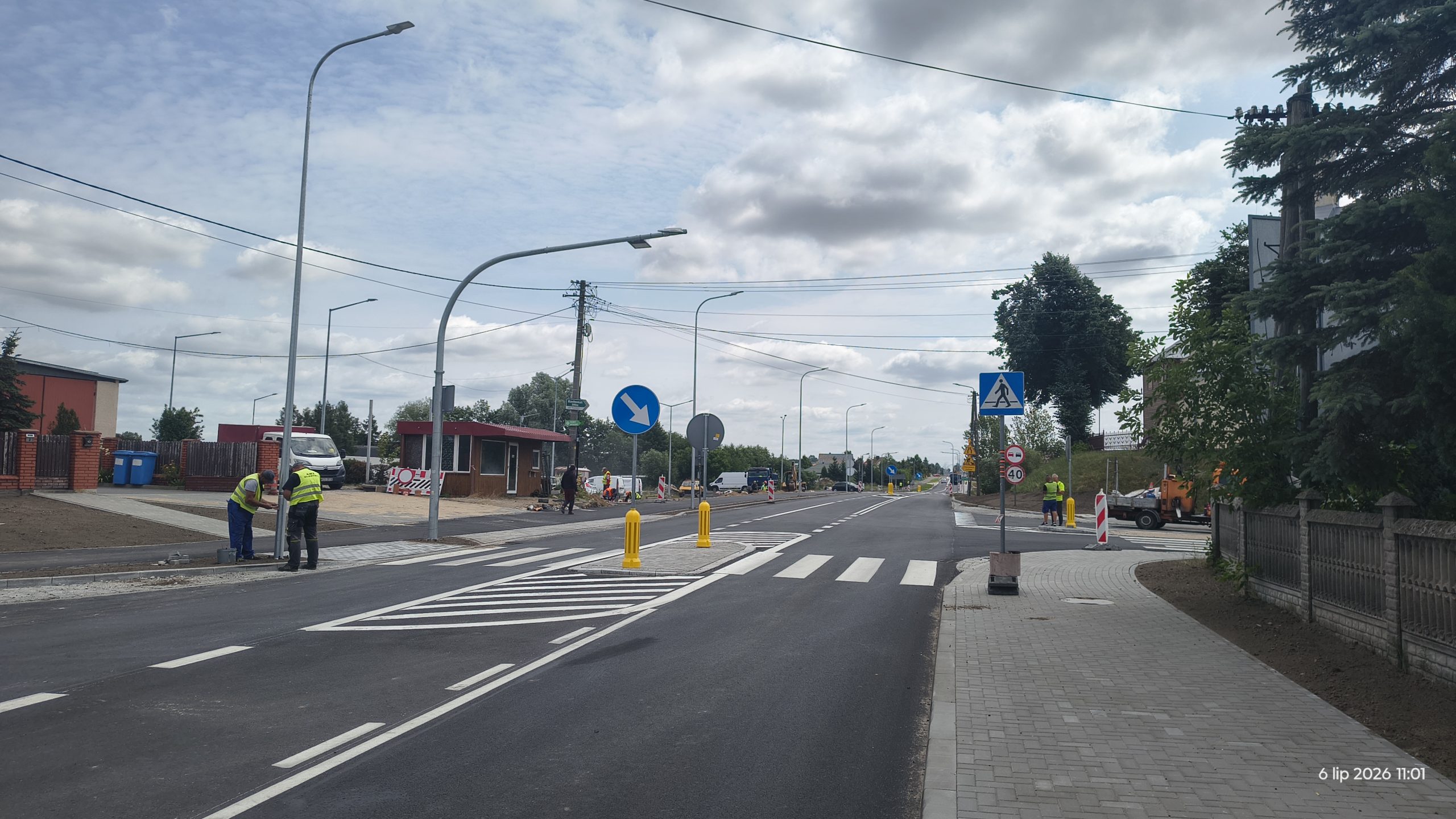 DW540 _Stare Proboszczewice_Gina Stara Biała_Malowania znaków poziomych_02