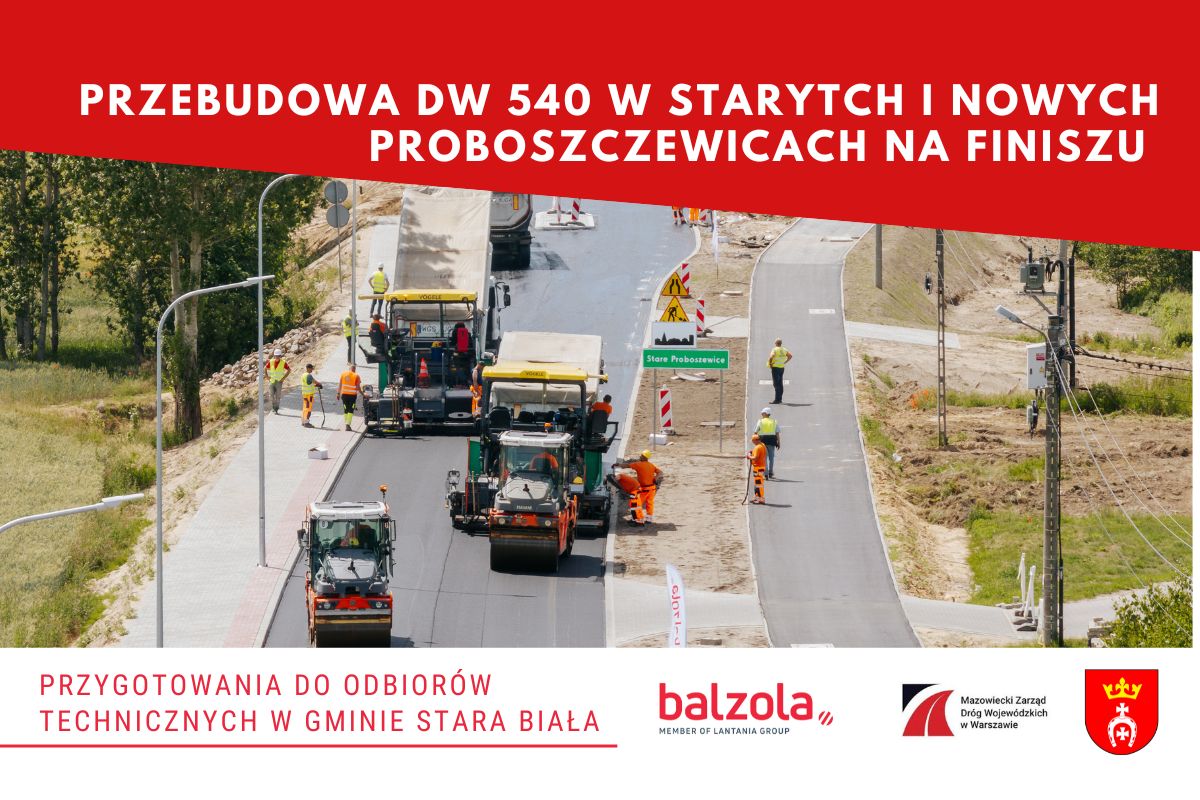 Prace na DW 540 na finiszu_Balzola