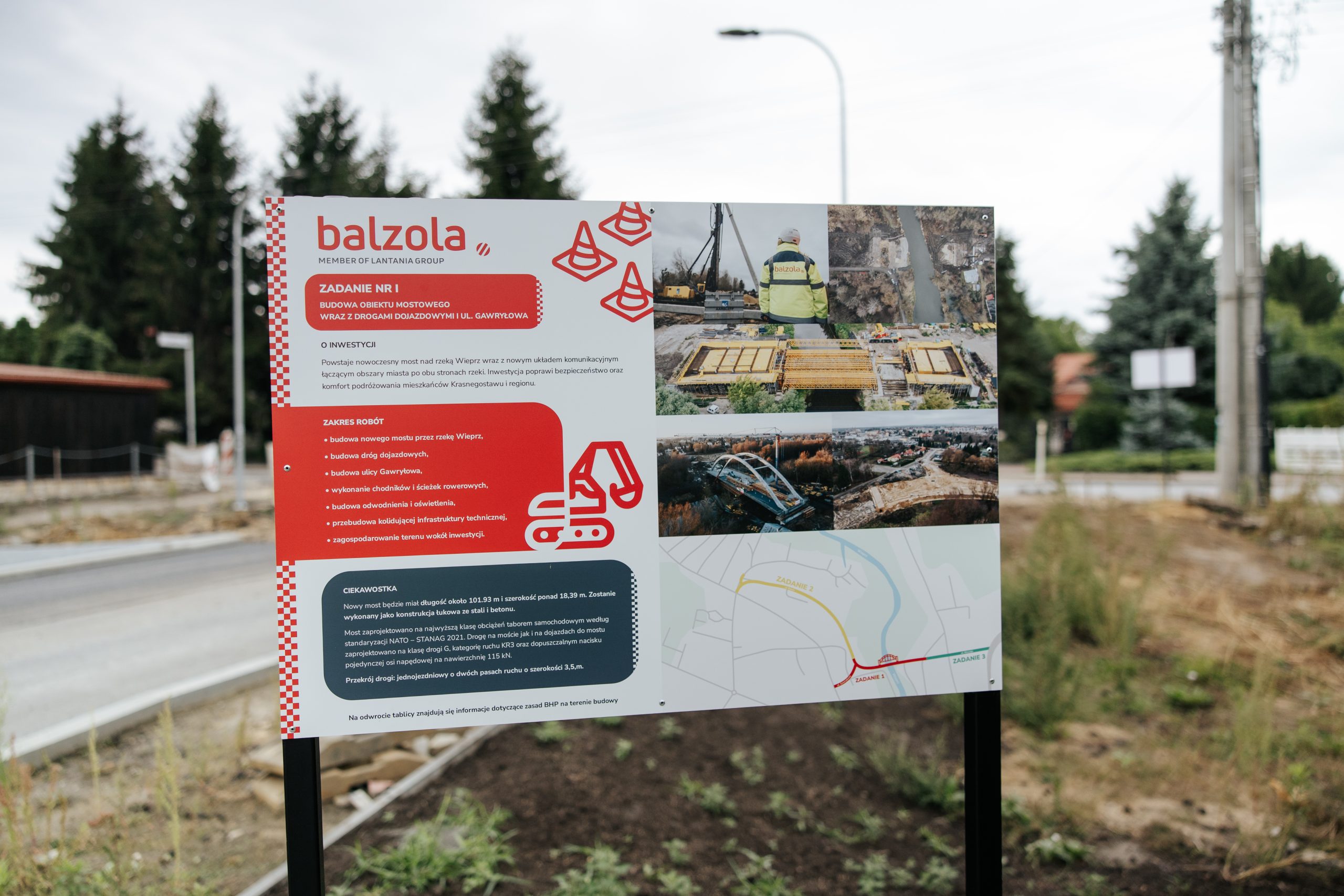 Budowa Mostu na rzeczce Wieprz w Krasnymstawie oraz dróg dojazdowych_Postep prac wrzesień 2026_Balzola Polska 19 Budowa Mostu na rzeczce Wieprz w Krasnymstawie oraz dróg dojazdowych_Postep prac wrzesień 2026_Balzola Polska 19